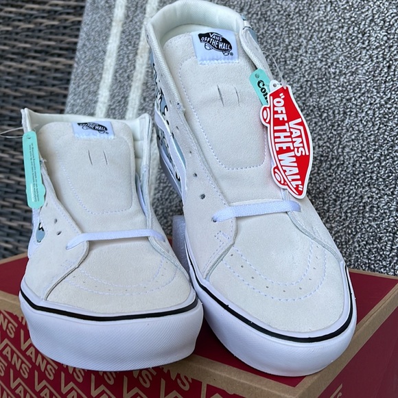 Vans Comfycush Sk8-Hi Mixed Cozy Marshmallow Pastel MENS - Picture 8 of 16
